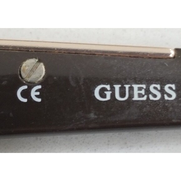 GUESS Glasses Frames Only Full Rim Designer GU 2383 Brown Gold Plastic 52-17-135 - Picture 7 of 9